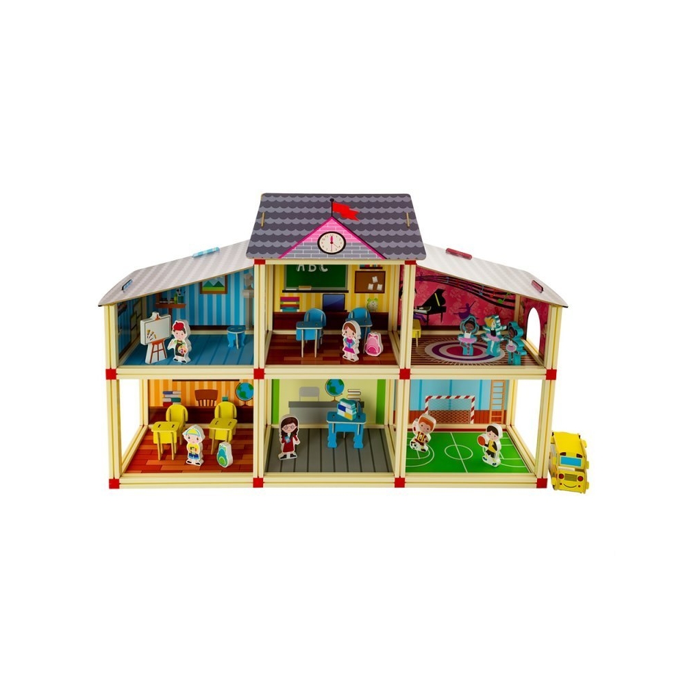 Lėlių namas - Mokykla EUROBABY TOYS-Žaislai, Lėlių namai ir baldai-e-vaikas