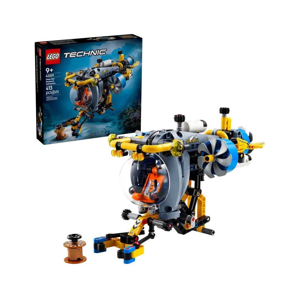 Konstruktorius Lego Tyrinėjimo povandeninis laivas (42201)-Žaislai, Konstruktoriai, Lego, statybiniai blokai-e-vaikas