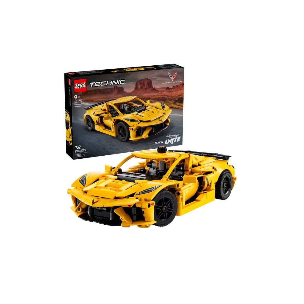 Konstruktorius Lego Technic Chevrolet Corvette Stingray (42205)-Žaislai, Konstruktoriai, Lego, statybiniai blokai-e-vaikas