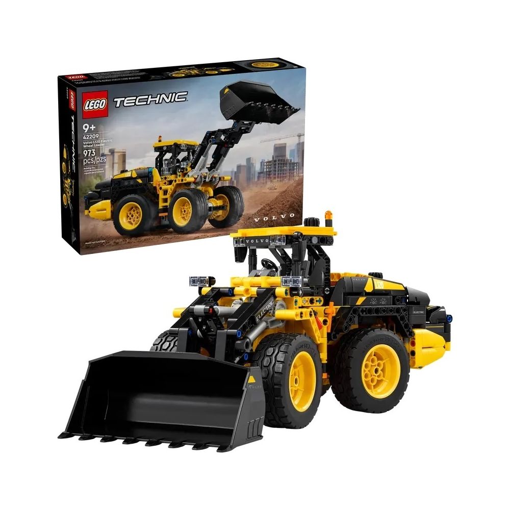 Konstruktorius Lego Technic Volvo L120 elektrinis ratinis krautuvas (42209)-Žaislai, Konstruktoriai, Lego, statybiniai blokai-e-