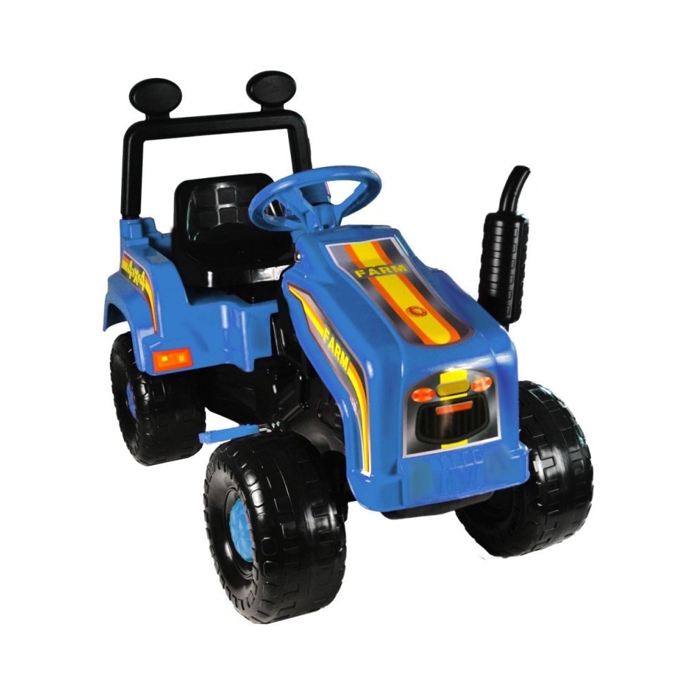 Traktor mega niebieski