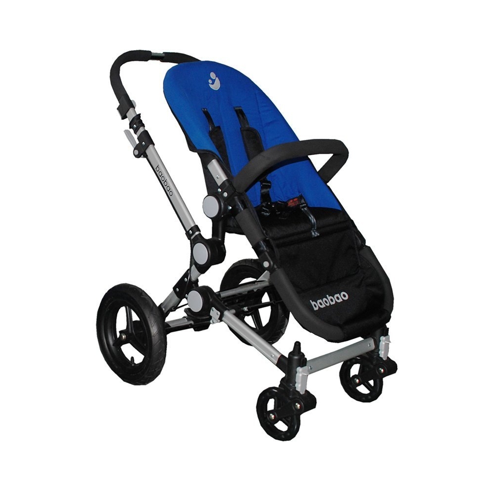 Universalus vežimėlis EUROBABY Premium Baobao STANDARD 2in1, mėlynas-Vaikiški vežimėliai, Universalūs vežimėliai-e-vaikas