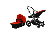 Universalus vežimėlis EUROBABY Premium Baobao STANDARD 2in1, raudonas-Vaikiški vežimėliai, Universalūs vežimėliai-e-vaikas