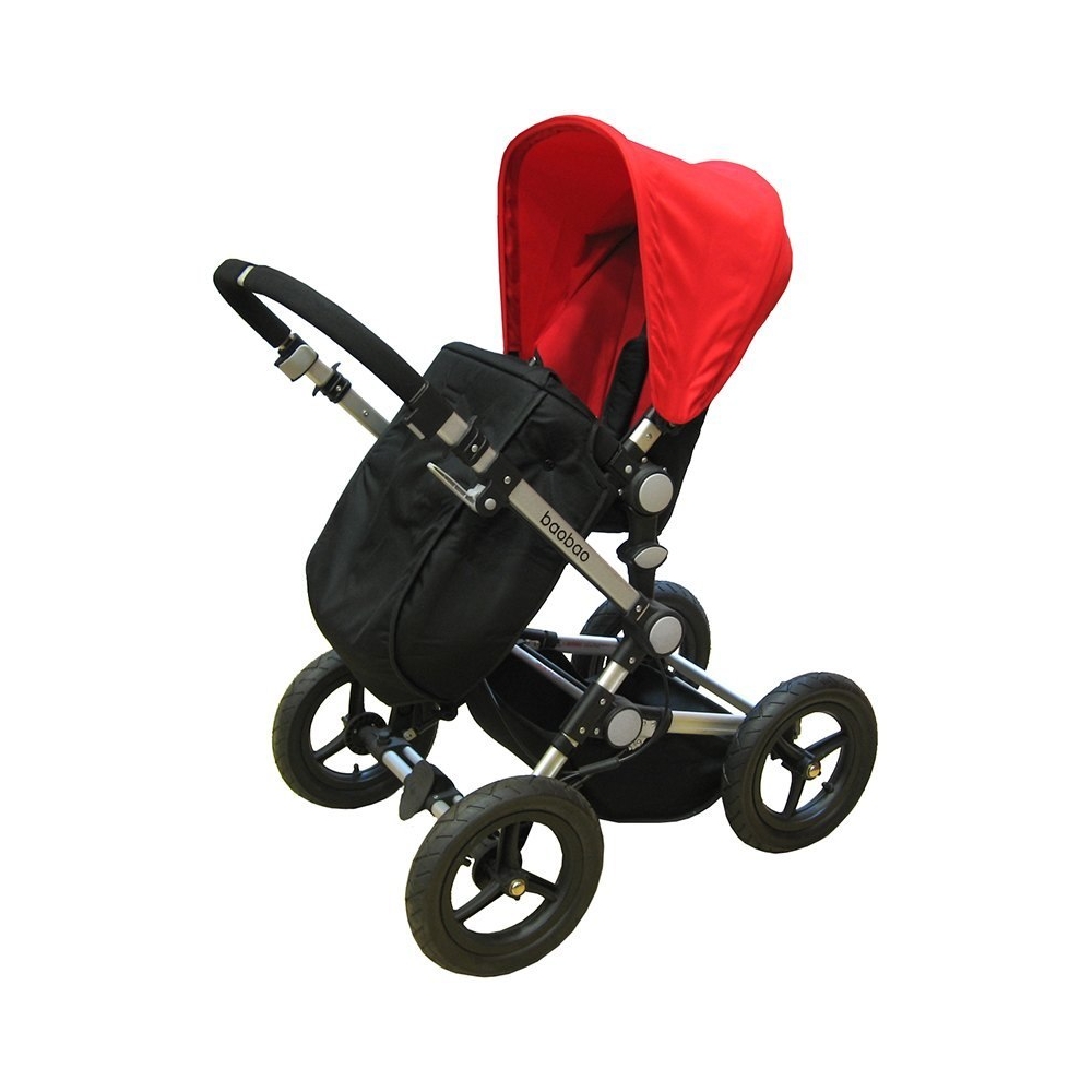 Universalus vežimėlis EUROBABY Premium Baobao STANDARD 2in1, raudonas-Vaikiški vežimėliai, Universalūs vežimėliai-e-vaikas