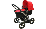 Universalus vežimėlis EUROBABY Premium Baobao STANDARD 2in1, raudonas-Vaikiški vežimėliai, Universalūs vežimėliai-e-vaikas