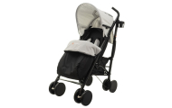 Vežimėlis-skėtukas EUROBABY Eco swiss design 300d, Medium Grey-Vaikiški vežimėliai, Skėtukai-e-vaikas