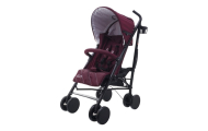 Vežimėlis-skėtukas EUROBABY Eco swiss design 300d, Violet Red-Vaikiški vežimėliai, Skėtukai-e-vaikas