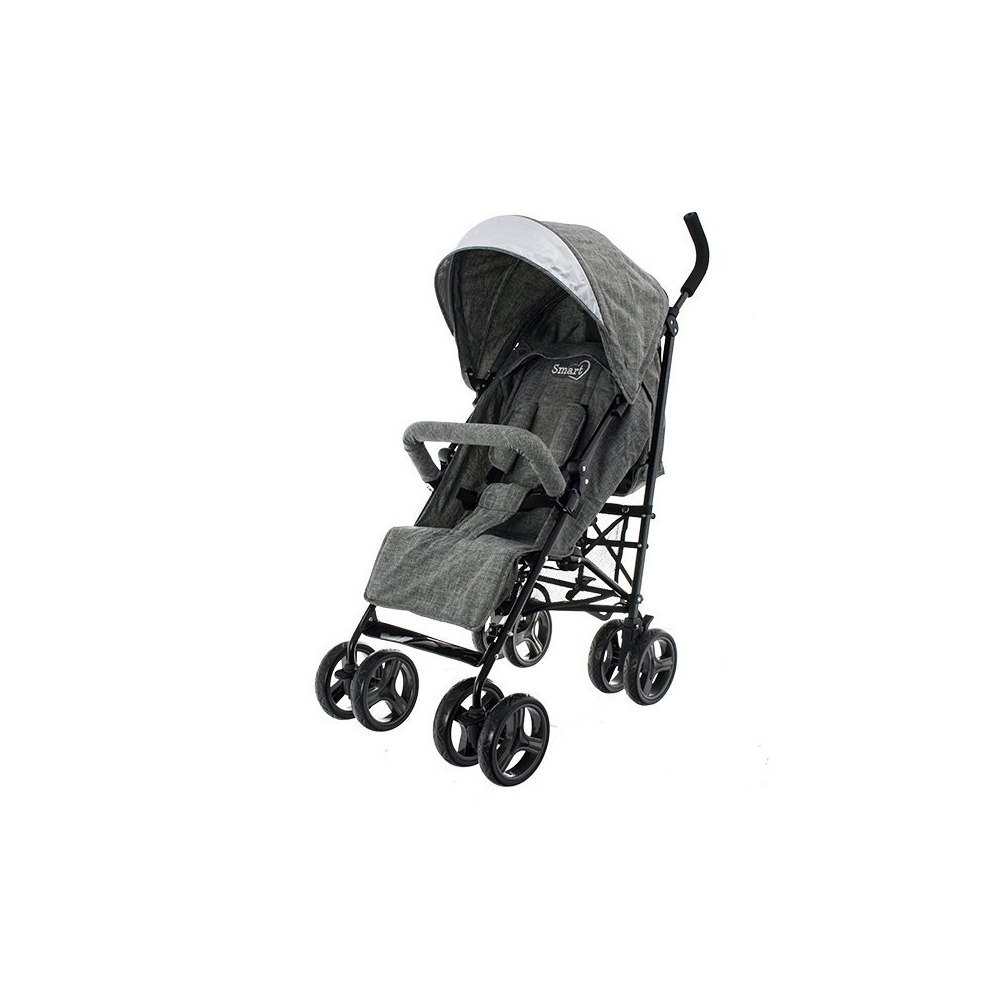 Vežimėlis-skėtukas EUROBABY Smart Pro, Grey-Vaikiški vežimėliai, Skėtukai-e-vaikas