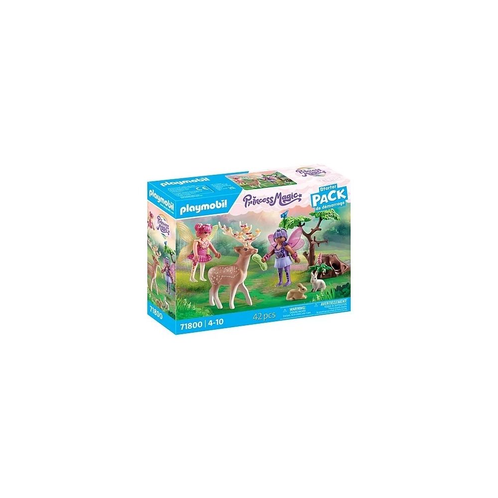 Konstruktorius Playmobil Fairies With Forest Animals 71800-Žaislai, Konstruktoriai, Lego, statybiniai blokai-e-vaikas