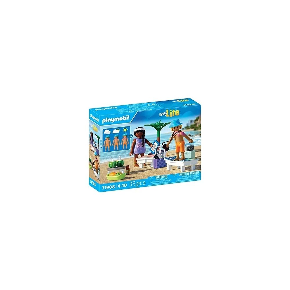 Konstruktorius Playmobil Trip At The Beach 71908-Žaislai, Konstruktoriai, Lego, statybiniai blokai-e-vaikas