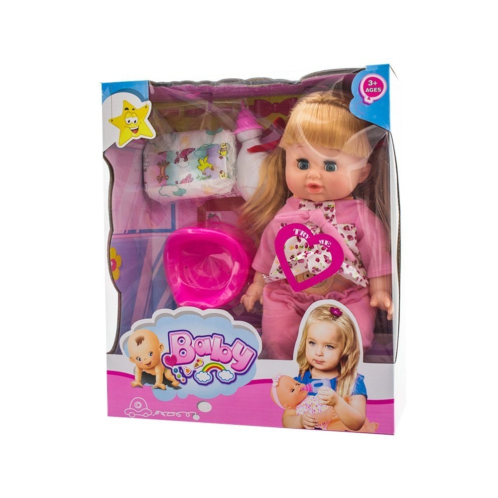 Lėlė 0024384 EUROBABY TOYS-Žaislai, Lėlės ir jų priedai, Lėlės-e-vaikas