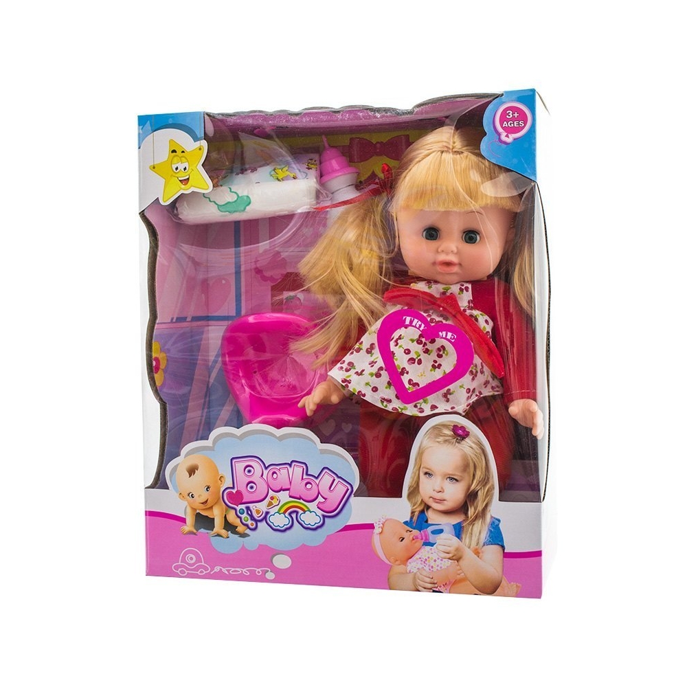 Lėlė 0024384 EUROBABY TOYS-Žaislai, Lėlės ir jų priedai, Lėlės-e-vaikas
