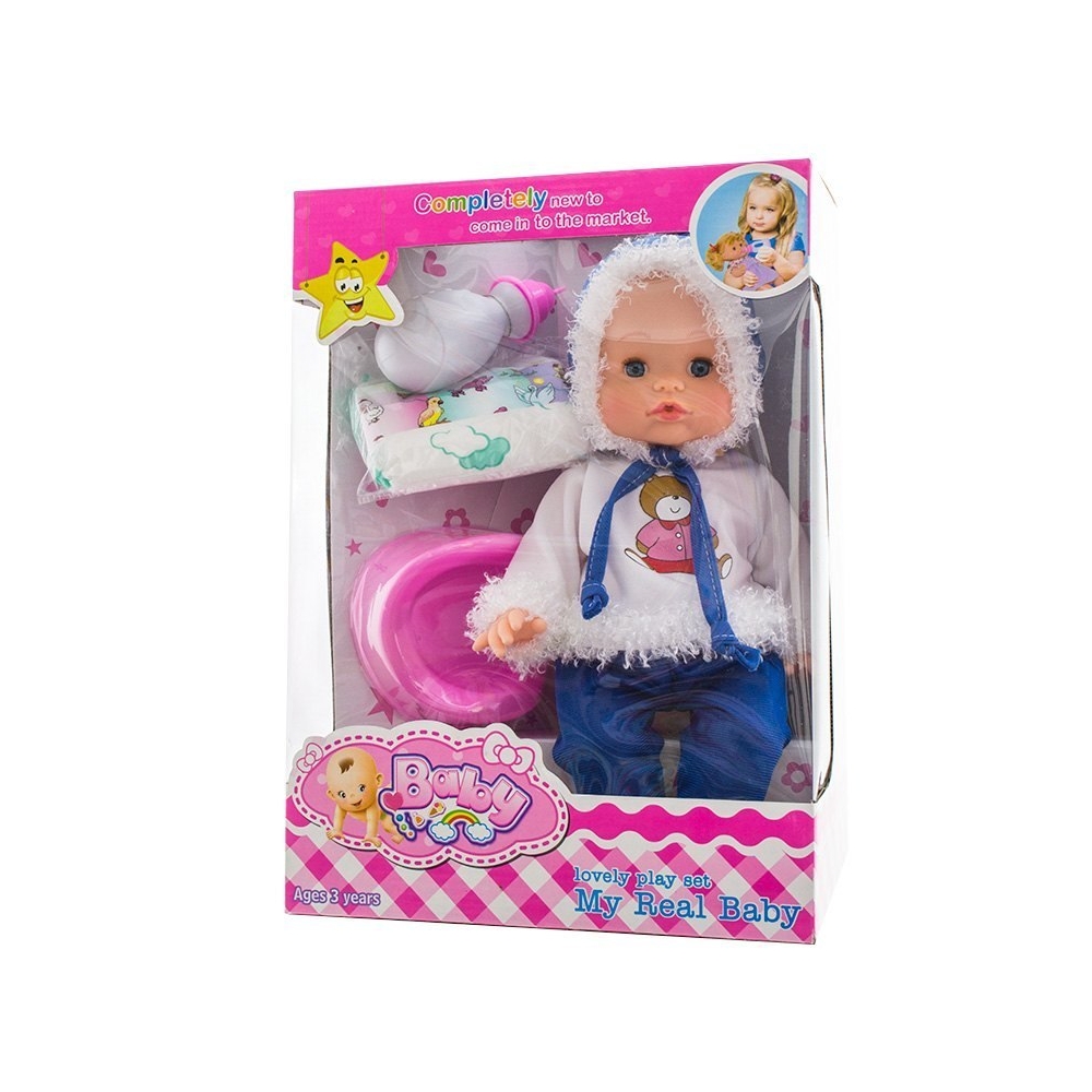 Lėlė 0024385 EUROBABY TOYS-Žaislai, Lėlės ir jų priedai, Lėlės-e-vaikas