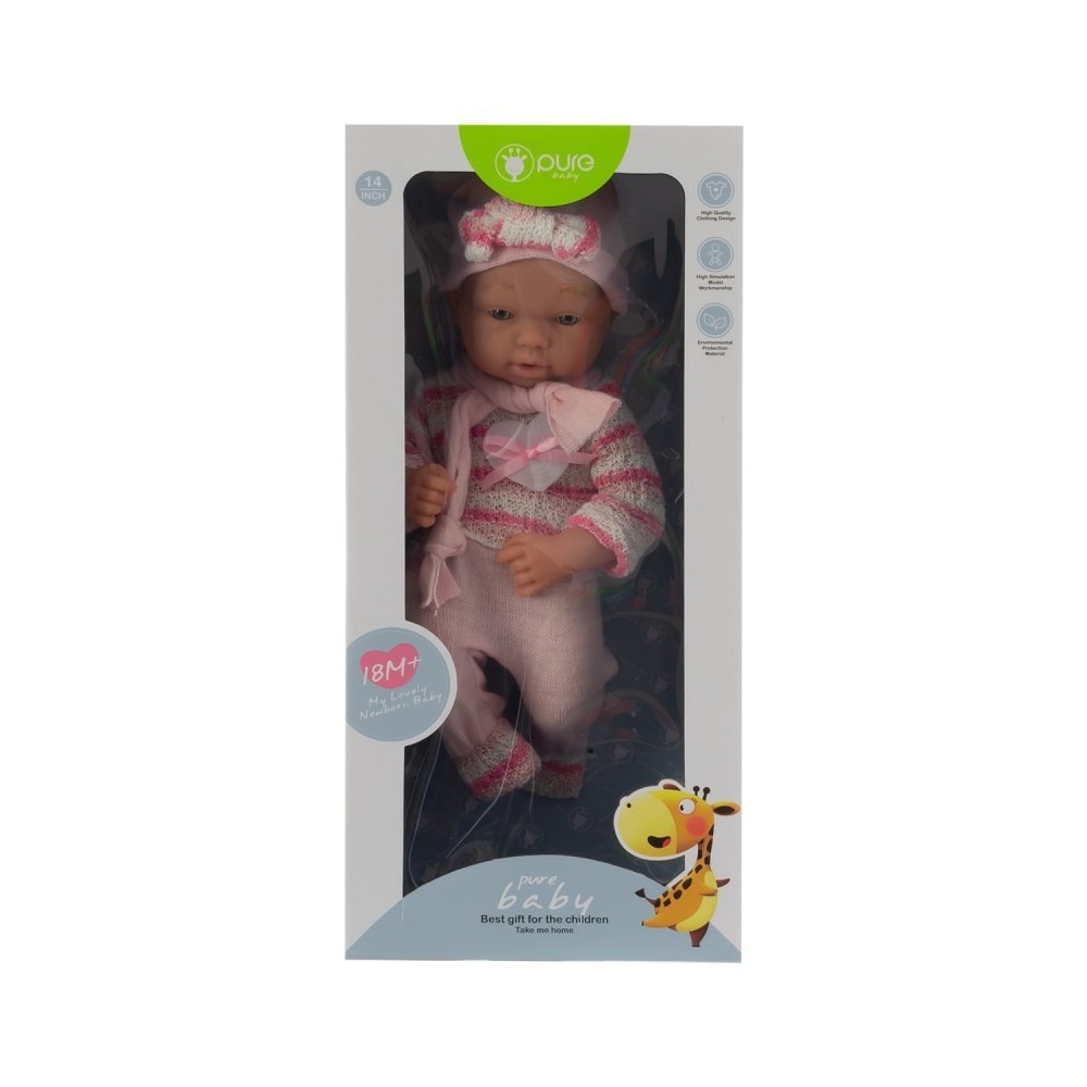 Lėlė 37cm EUROBABY TOYS-Žaislai, Lėlės ir jų priedai, Lėlės-e-vaikas