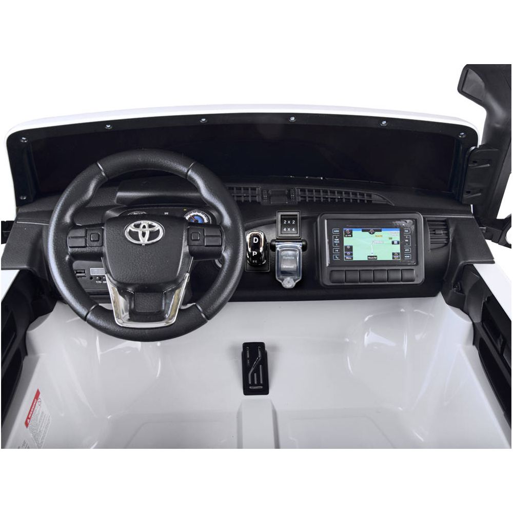 Elektrinis automobilis „Toyota Hilux“ (2 vietų) PA0250-Elektromobiliai vaikams, Visureigiai-e-vaikas
