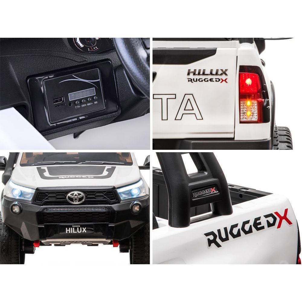Elektrinis automobilis „Toyota Hilux“ (2 vietų) PA0250-Elektromobiliai vaikams, Visureigiai-e-vaikas