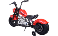 Elektrinis akumuliatorinis „Chopper“ motociklas, iki 80 kg, PA0318 Red-Elektromobiliai vaikams, Motociklai-e-vaikas