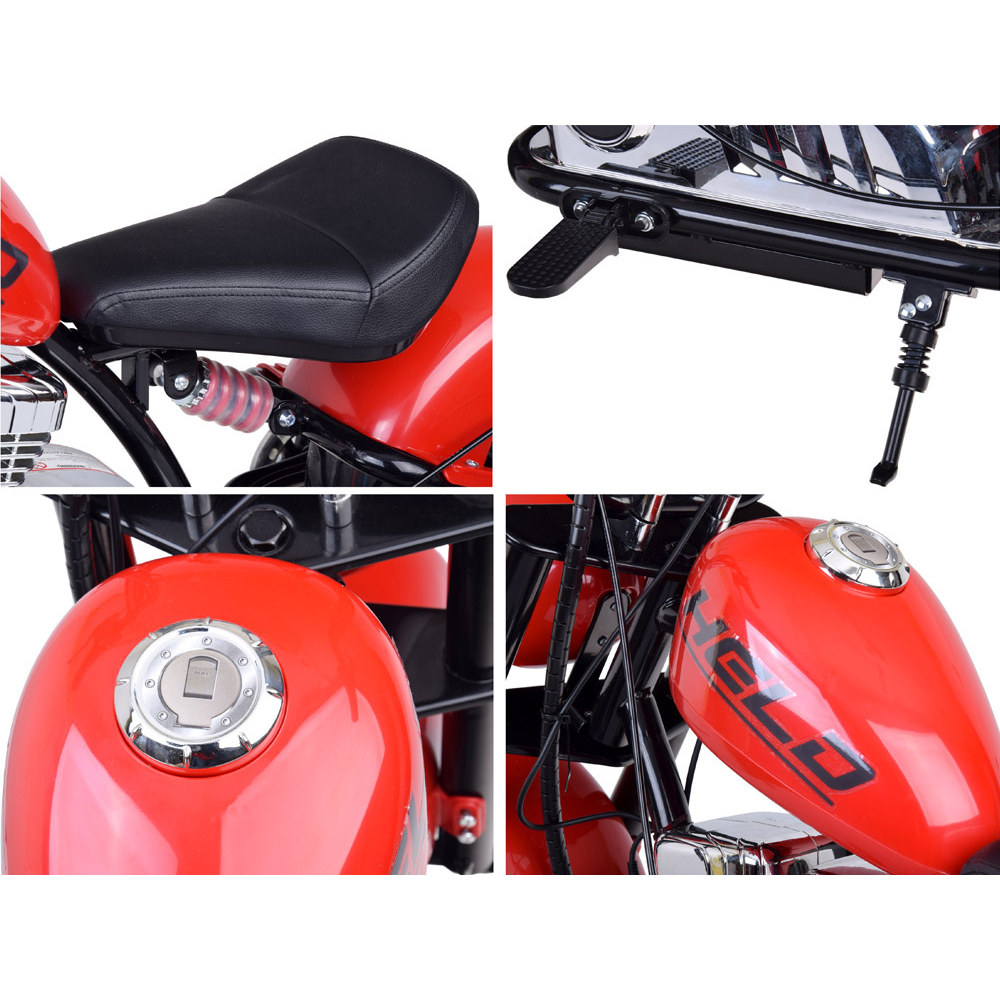 Elektrinis akumuliatorinis „Chopper“ motociklas, iki 80 kg, PA0318 Red-Elektromobiliai vaikams, Motociklai-e-vaikas