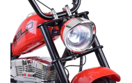 Elektrinis akumuliatorinis „Chopper“ motociklas, iki 80 kg, PA0318 Red-Elektromobiliai vaikams, Motociklai-e-vaikas