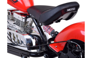 Elektrinis akumuliatorinis „Chopper“ motociklas, iki 80 kg, PA0318 Red-Elektromobiliai vaikams, Motociklai-e-vaikas