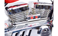 Elektrinis akumuliatorinis „Chopper“ motociklas, iki 80 kg, PA0318 Red-Elektromobiliai vaikams, Motociklai-e-vaikas