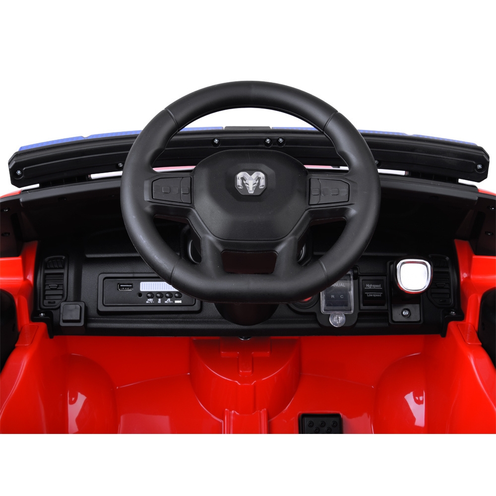 Baterijomis maitinamas „Auto RAM“ pikapas su gaisrinės sirenomis PA0323-Elektromobiliai vaikams, Visureigiai-e-vaikas