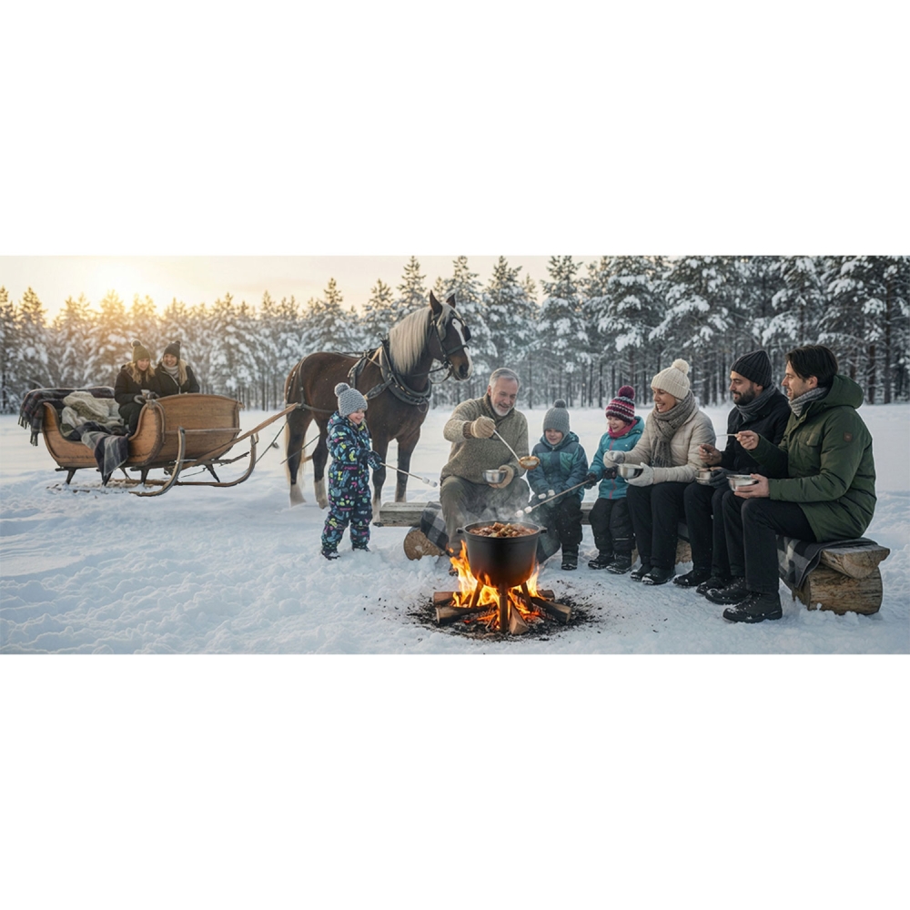 Ketaus puodas 8 l, kepsnių puodas ant laužo, grilis BD-482 348200-Namai, laisvalaikis, turizmas, Kepsninės, laužavietės-e-vaikas