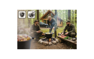 Kociołek żeliwny emaliowany garnek 8l na ognisko grill BD-481 348100