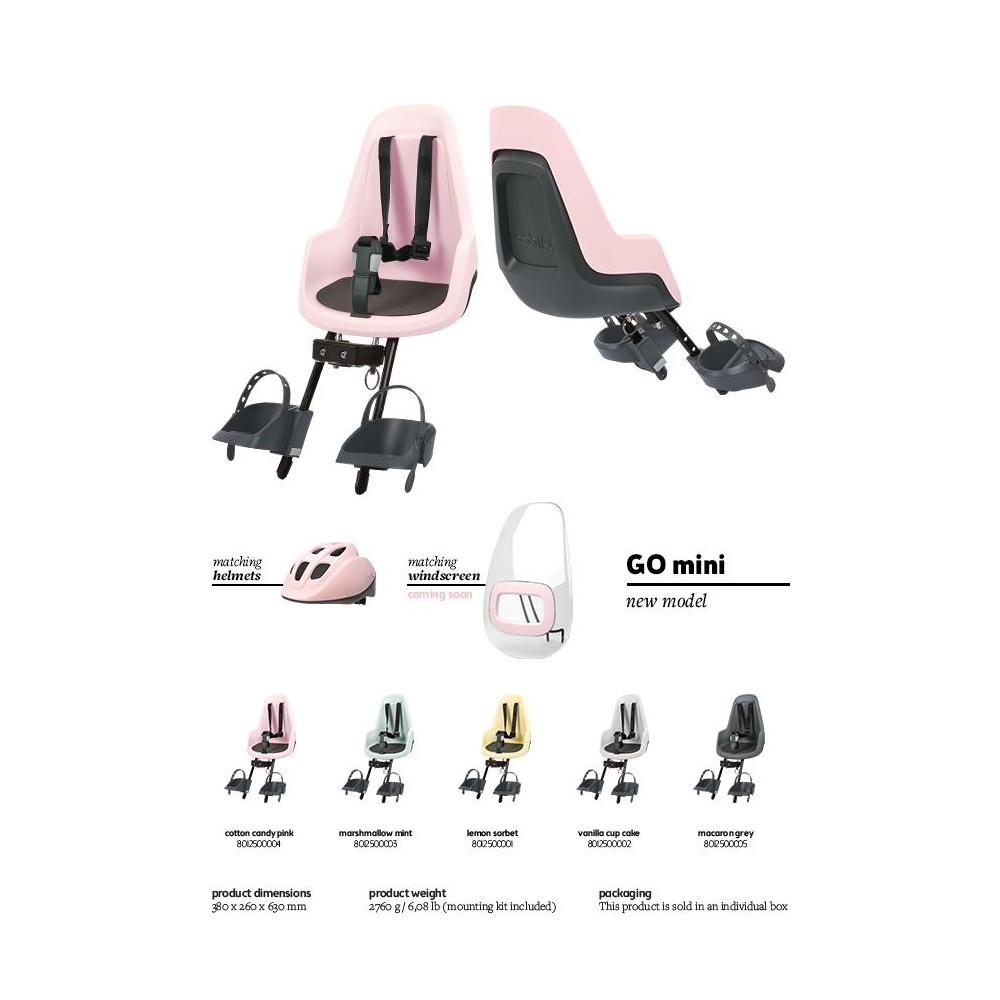 Fotelik row. Bobike GO MINI marshmallow mint