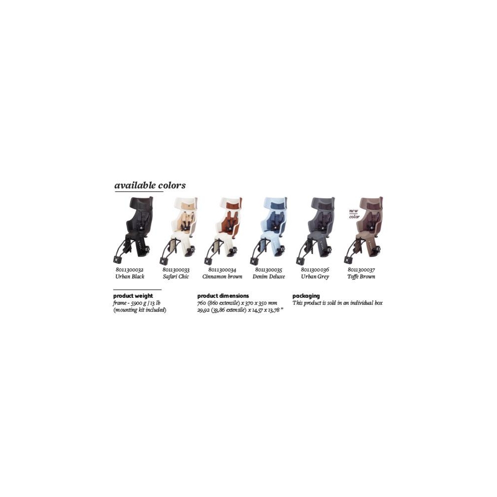Fotelik row.excl.Tour PLUS 1P rama urban black