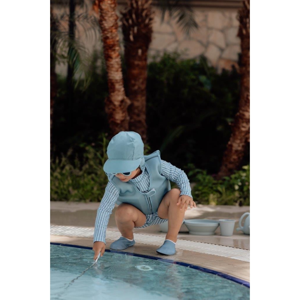 Kapelusz kąpielowy czapka UV Blue Shadow 12-24m S