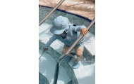 Kapelusz kąpielowy czapka UV Blue Shadow 12-24m S