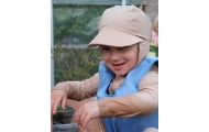 Kapelusz kąpielowy czapka UV Blue Shadov 0-12 m XS