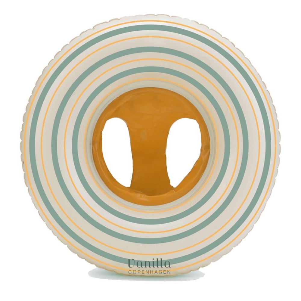 Koło do pływania Baby Striped Amber Vanilla Copenh