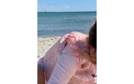 Kamizelka do pływania Neo Liberty Beach pink 3-6L