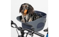 Fotelik koszyk rowerowy dla psa KVISP grey M