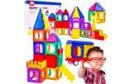 Klocki magnetyczne konstrukcyjne 3D 110 elementów