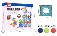 Klocki magnetyczne 3D 148 elementy