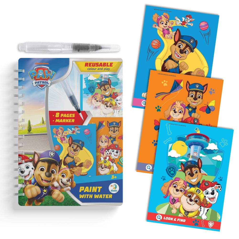  Stalo žaidimai Dažykite vandeniu Paw Patrol Vacations 
