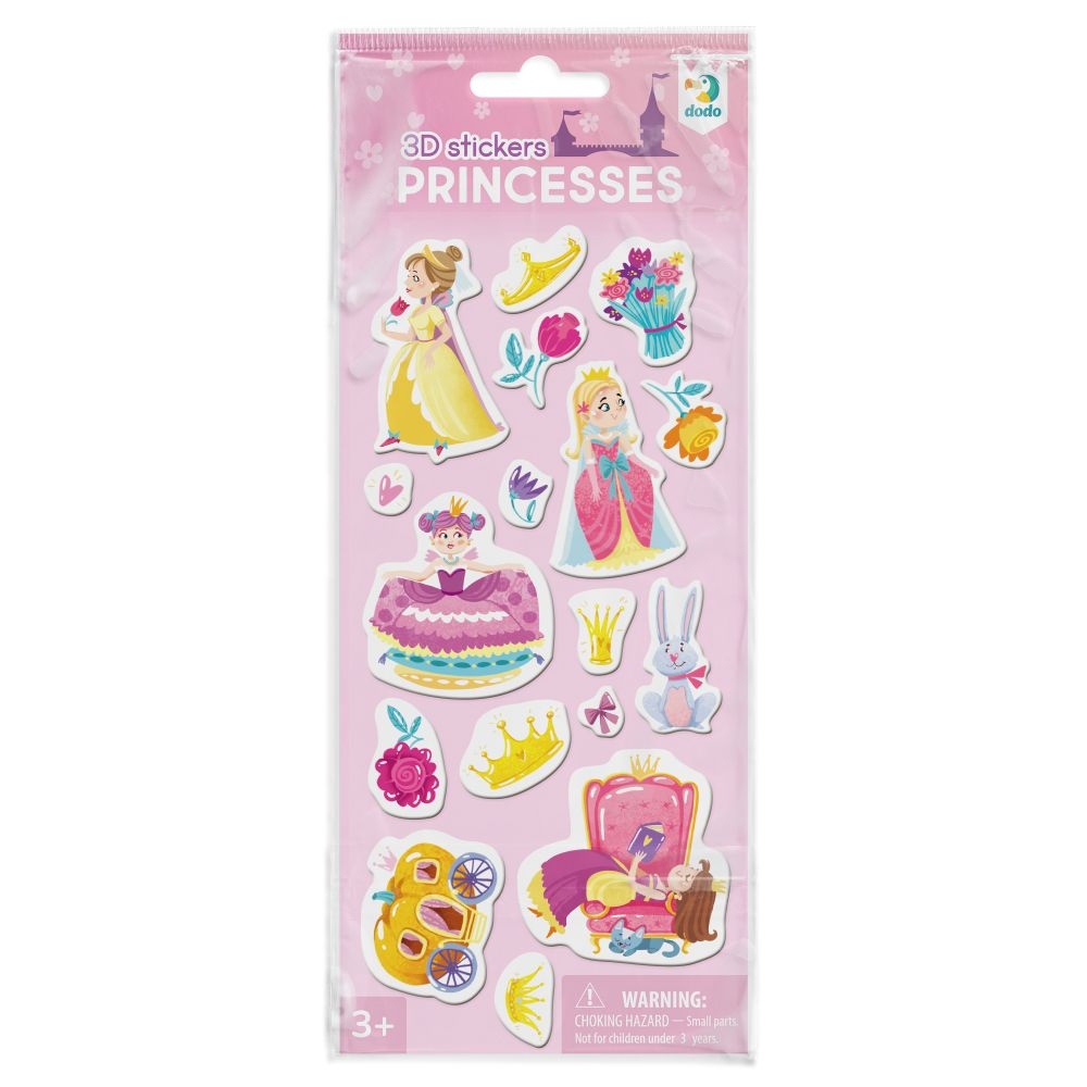  Lauko žaidimas 3D lipdukai Princesses 