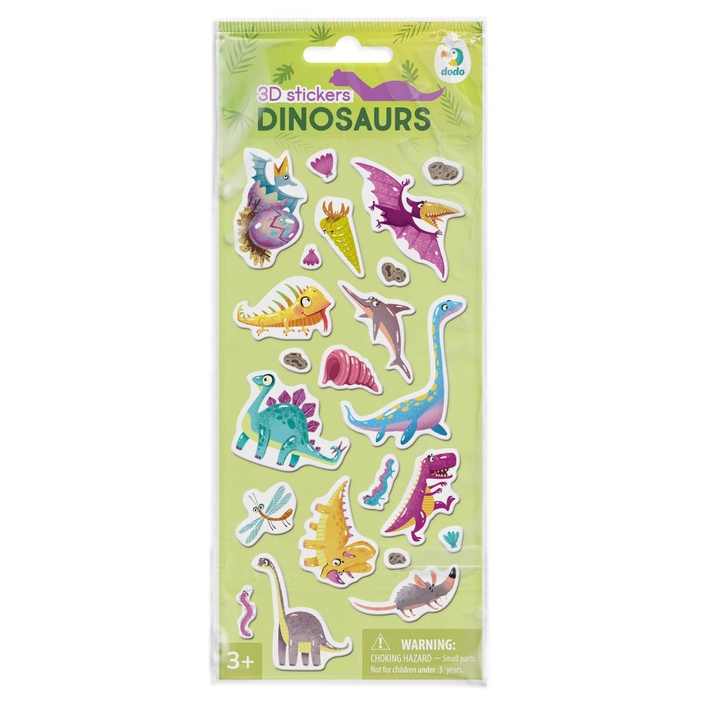  Lauko žaidimas 3D lipdukai Dinozaurai 