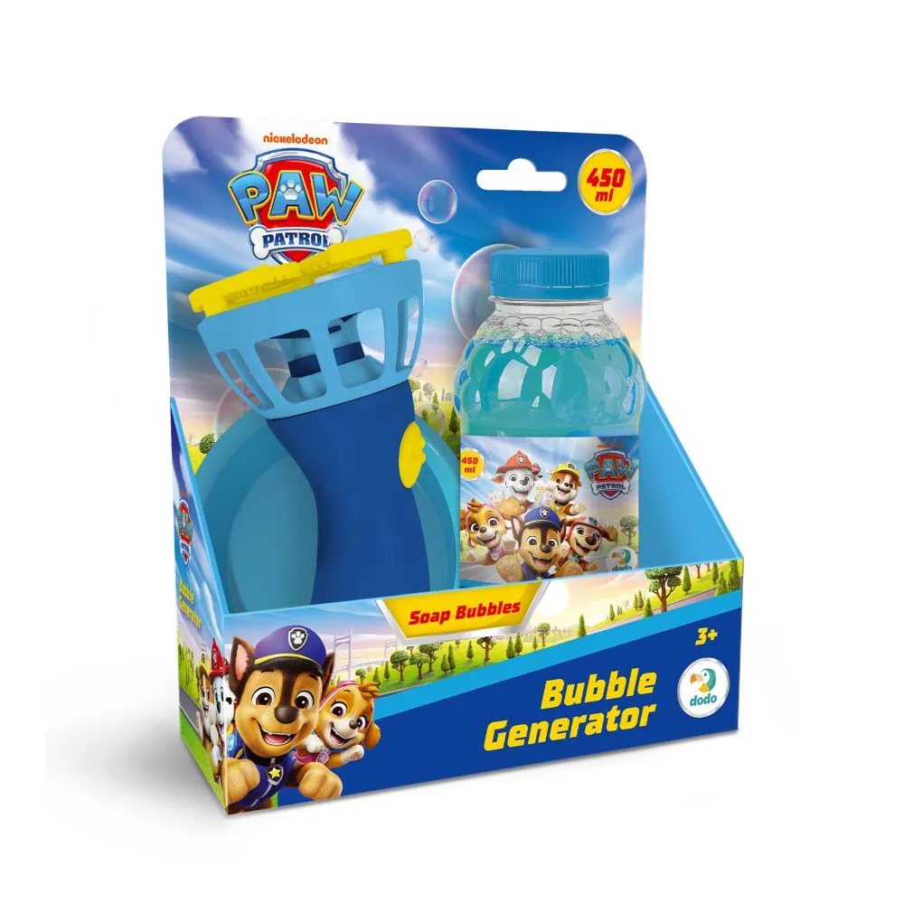  Lauko žaidimas Muilo burbulų generatorius Paw Patrol 450 ml 