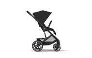 copy of Važiuoklė Cybex Priam V4 Chrome Black su juoda rankena