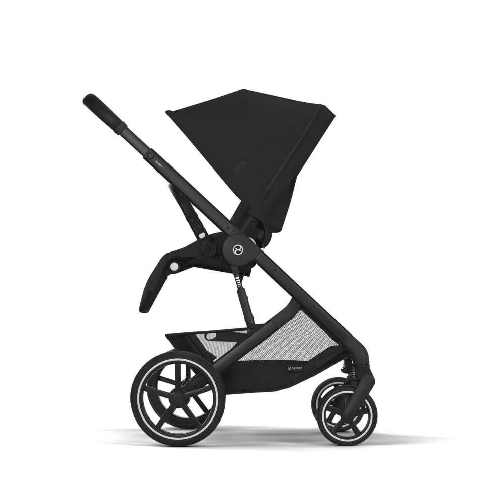 copy of Važiuoklė Cybex Priam V4 Chrome Black su juoda rankena