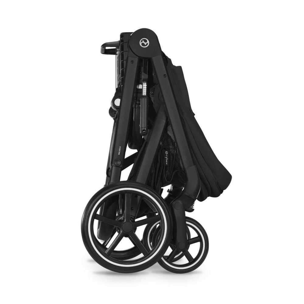 copy of Važiuoklė Cybex Priam V4 Chrome Black su juoda rankena