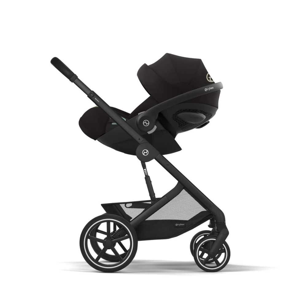 copy of Važiuoklė Cybex Priam V4 Chrome Black su juoda rankena