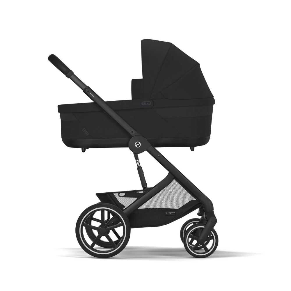 Sportinis vežimėlis Cybex Balios S Lux BLK, Moon Black-Vaikiški vežimėliai, Sportiniai vežimėliai-e-vaikas