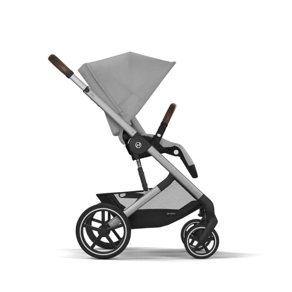 Sportinis vežimėlis Cybex Balios S Lux SLV, Stone Grey-Vaikiški vežimėliai, Sportiniai vežimėliai-e-vaikas