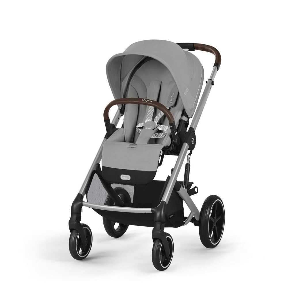 copy of Važiuoklė Cybex Priam V4 Chrome Black su juoda rankena
