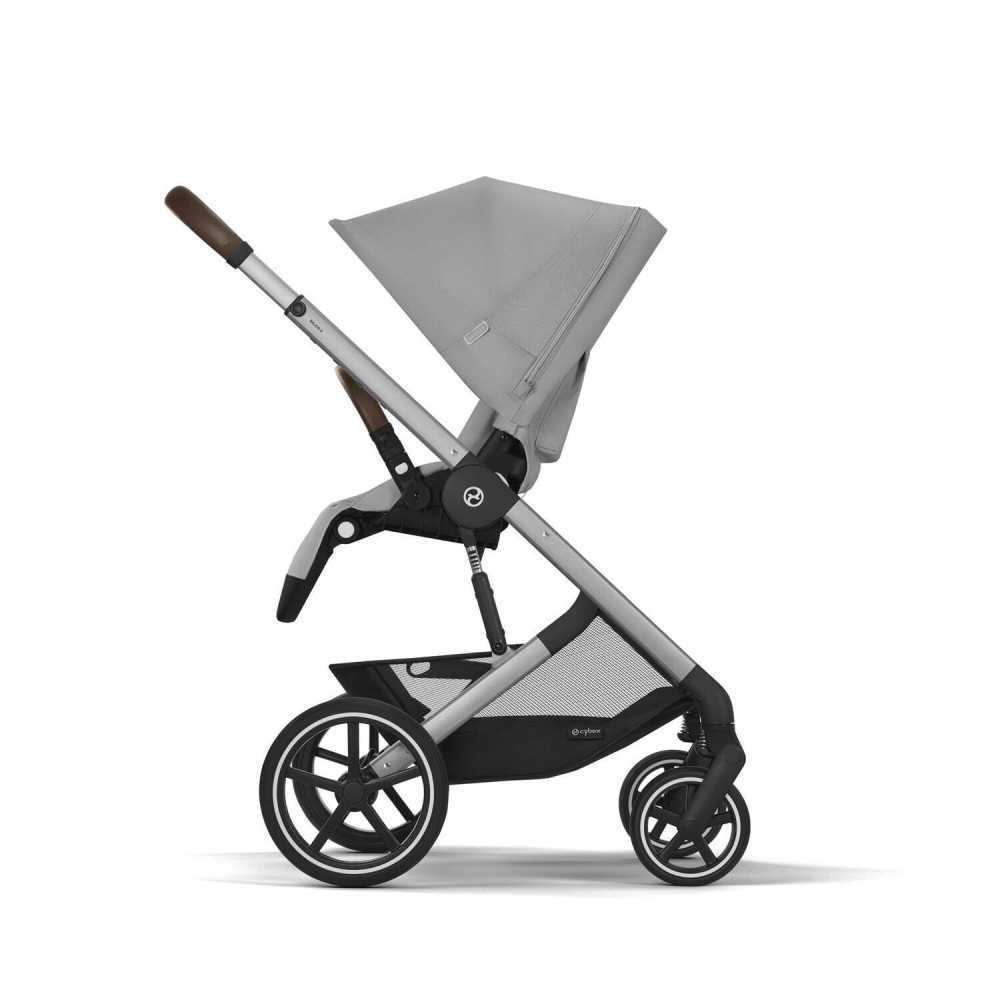 Sportinis vežimėlis Cybex Balios S Lux SLV, Stone Grey-Vaikiški vežimėliai, Sportiniai vežimėliai-e-vaikas